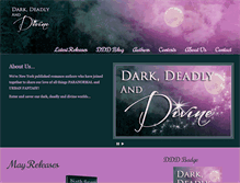 Tablet Screenshot of darkdeadlyanddivine.com